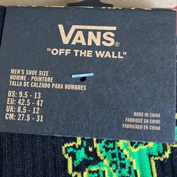 VANS “Off The Wall” Men’s socks - Picture 2 of 10
